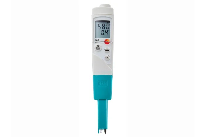 testo 206-pH1 pH酸碱度/温度测量仪套装 - 适用于液体