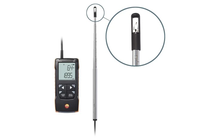 testo425 - 数字热线风速计，可连接APP